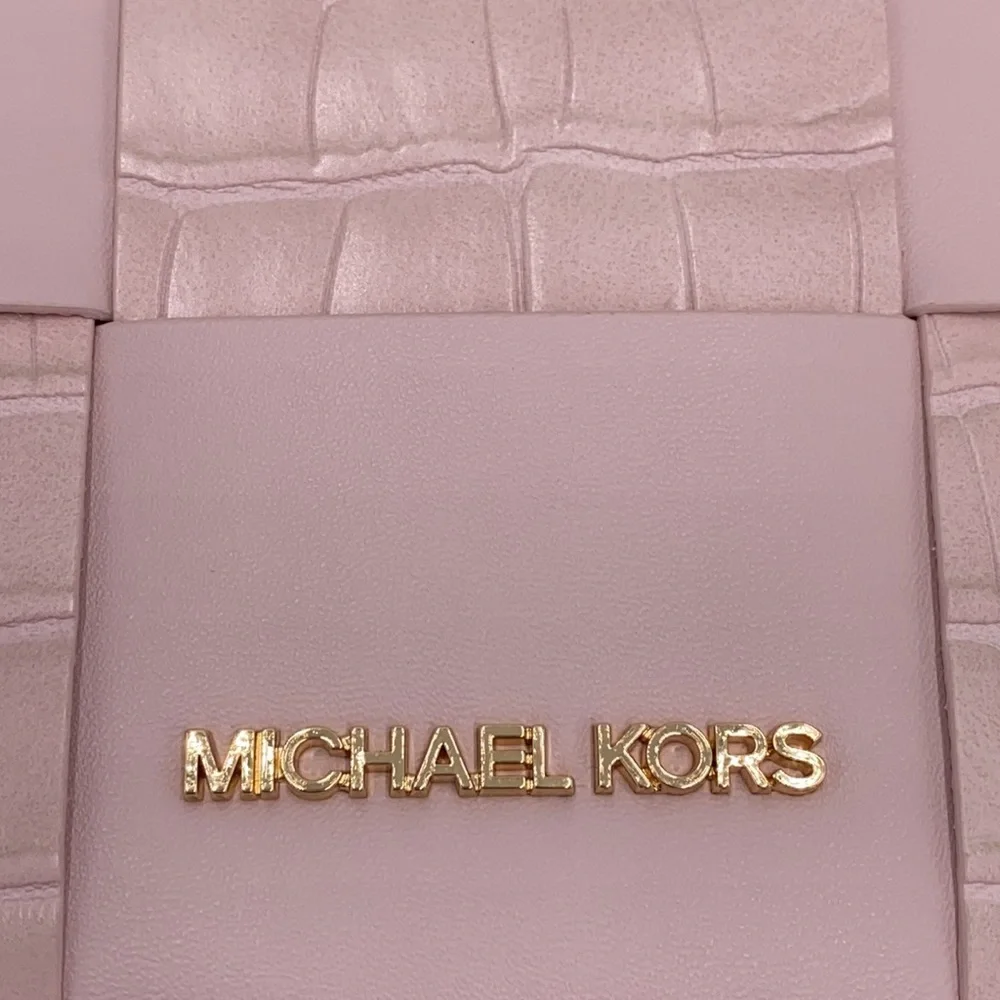 MICHAEL KORS MERCER SM CLUTCH XBODY POWDER BLUSH